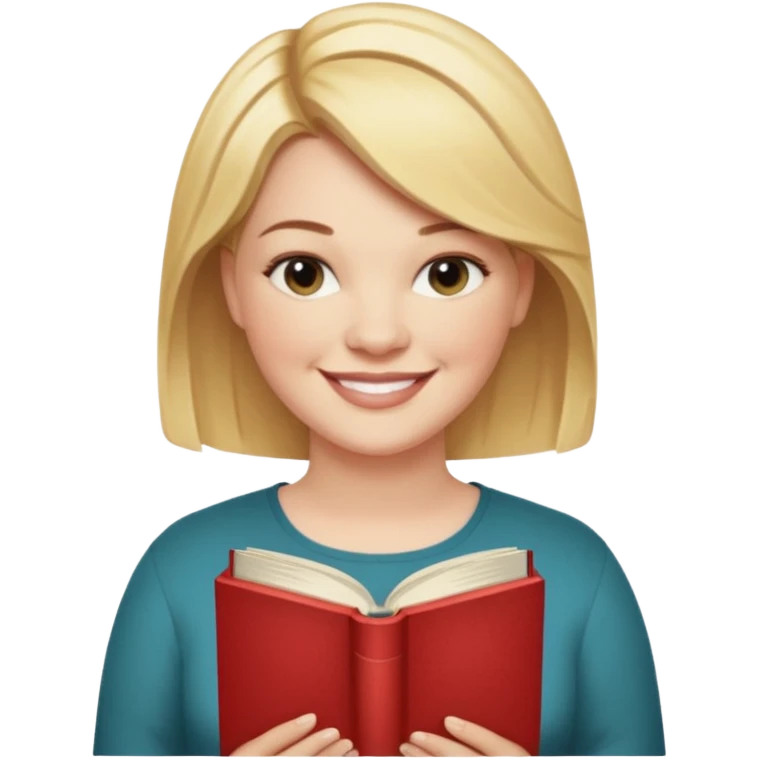 generate an ios genmoji of COLLEEN HOOVER "IT ENDS WITH US" book emoji