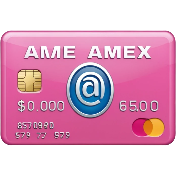 Pink amex emoji