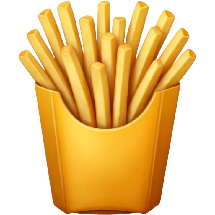 Porzione di patatine piccola, media e grande emoji