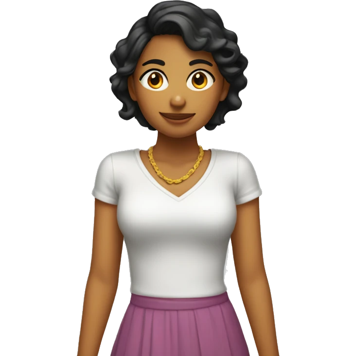 Chica lacia bonita emoji