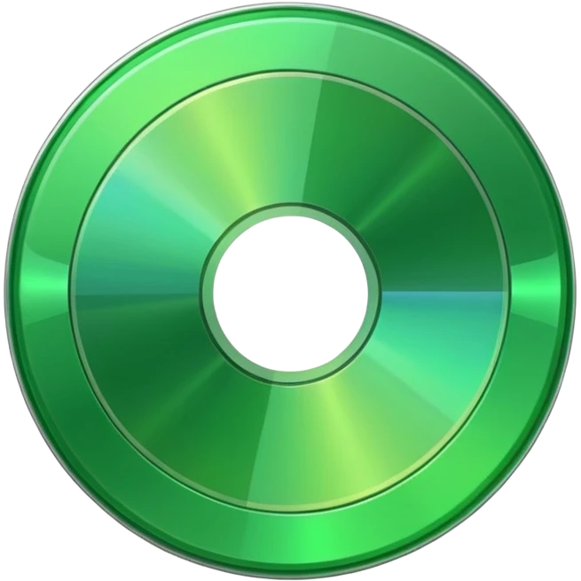 green cd emoji