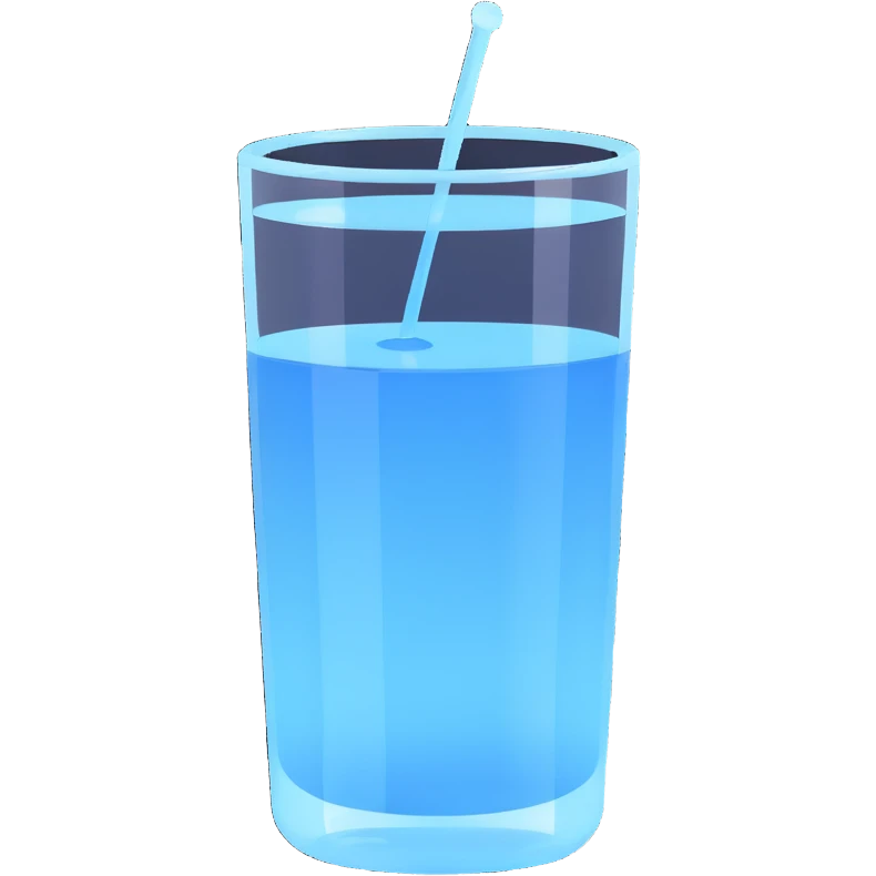 ]glass with water emoji