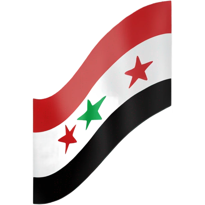 Syrian new flag emoji