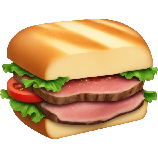 juicy sandwich steak emoji