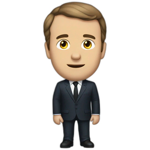 macron pleure emoji