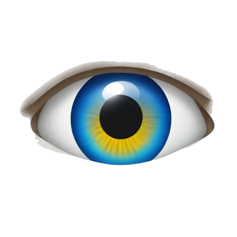 ojos azules calvo emoji