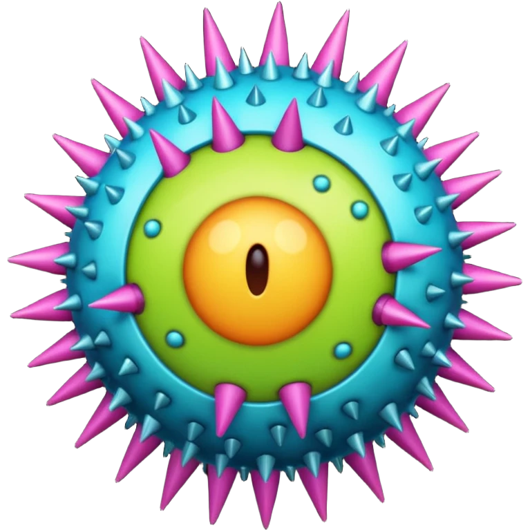  virus with many part emoji