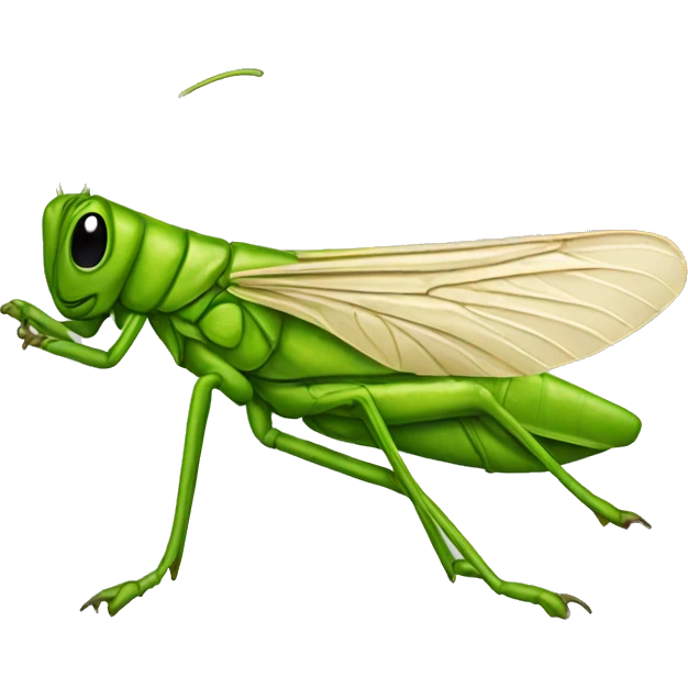 Grasshopper as sign from heaven  emoji