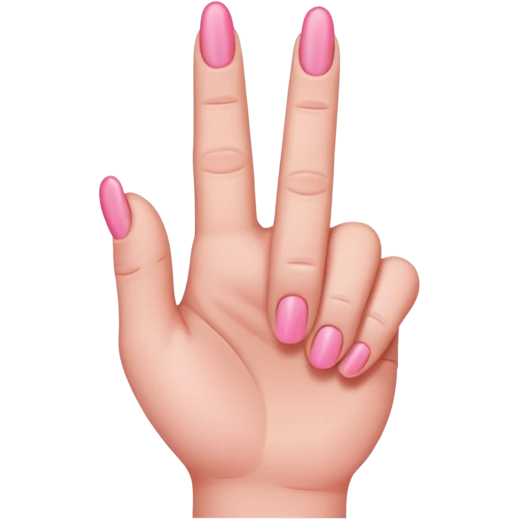 Pink middle finger  emoji