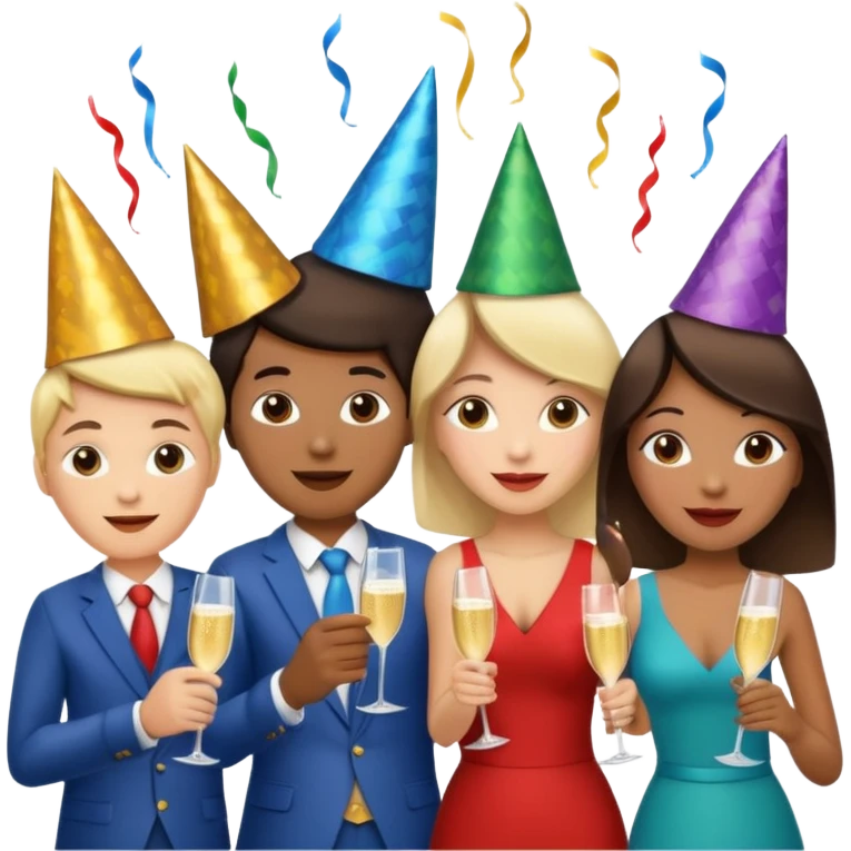 Red group peoples party emoji