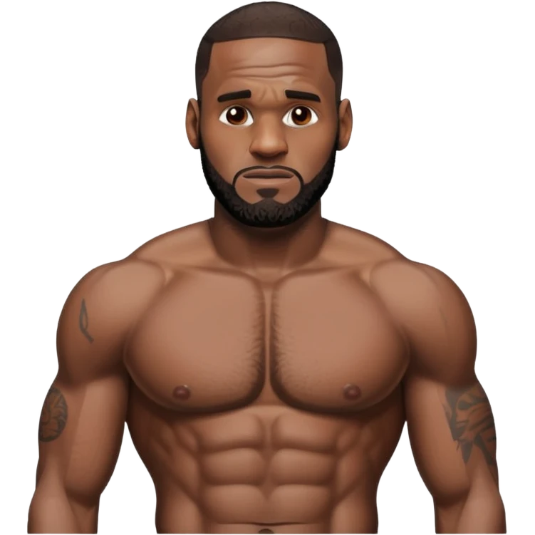 Lebron james naked with no underwear on emoji