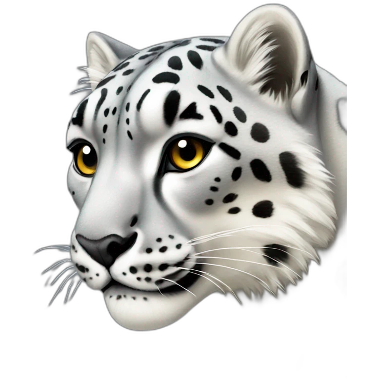 snow leopard emoji