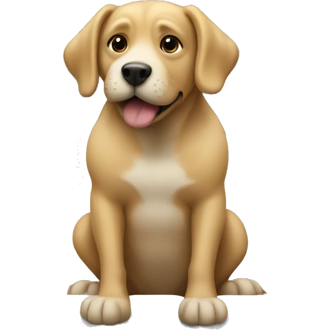 Dog sitting on bus covering its nose  emoji
