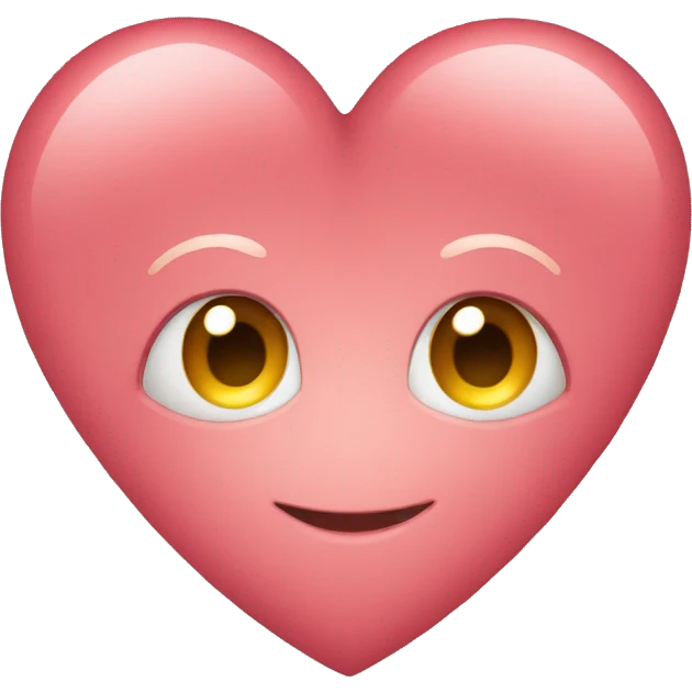 Cute love heart emoji