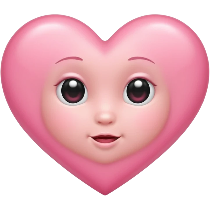 Baby pink heart  emoji