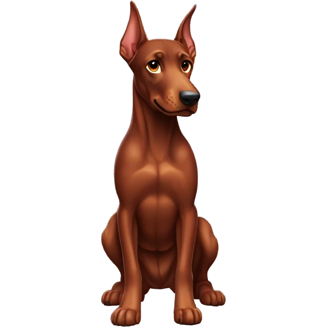 Red Doberman emoji