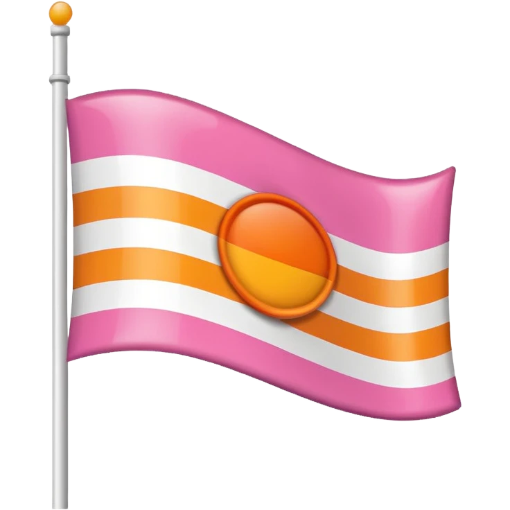 lesbian pride flag  emoji