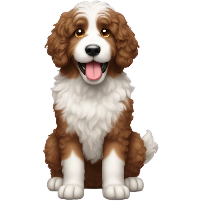 bernedoodle farting emoji