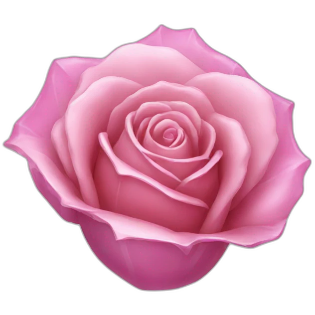Crystal rose emoji