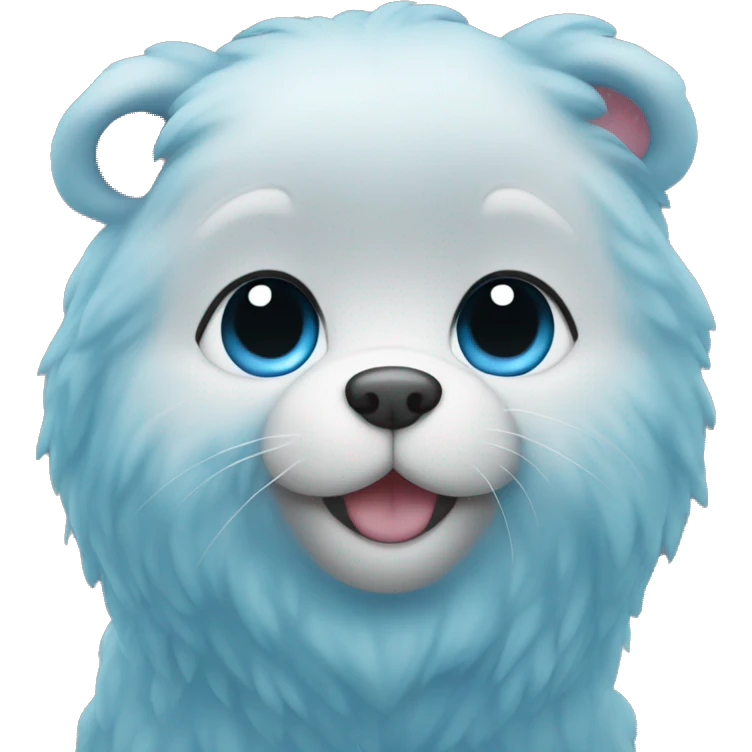 Cute Blue heart  emoji