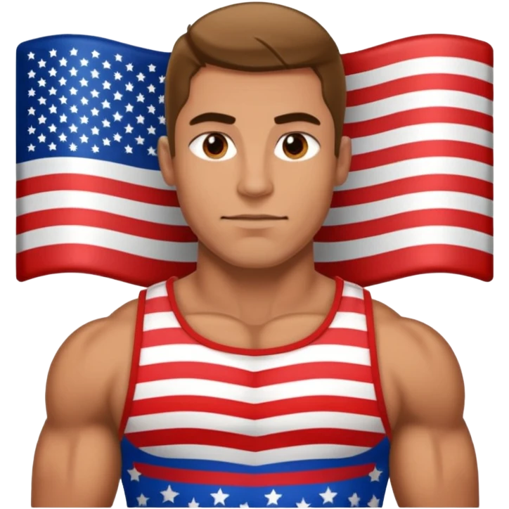 Super American man  emoji