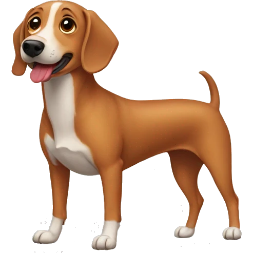 Perro salchicha emoji