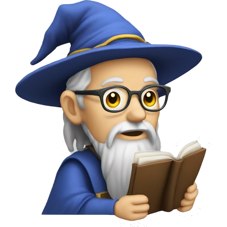 wizard typing emoji