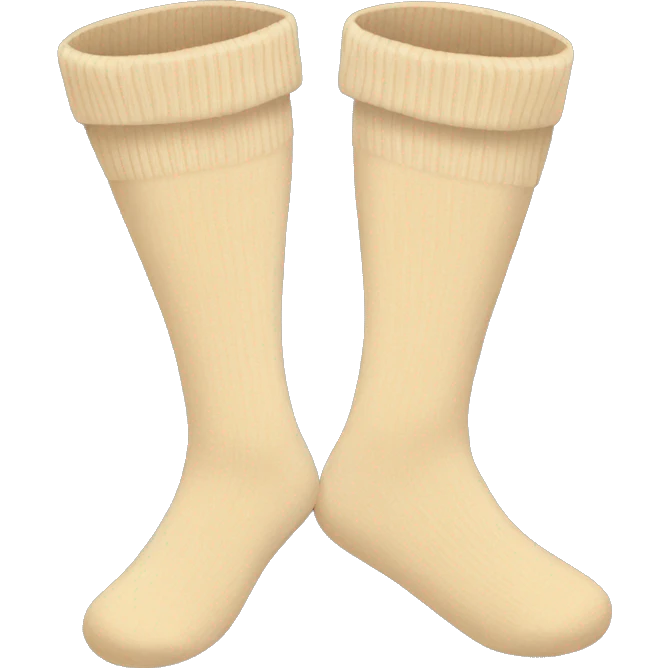 Beige socks emoji