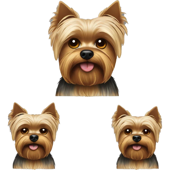 Angry yorkie  emoji