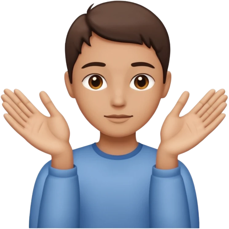 silence in the palms  emoji