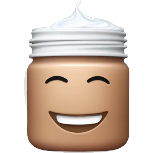 hydrating cream pot emoji