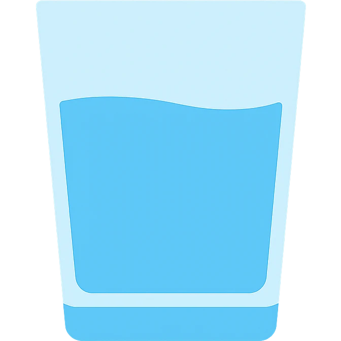 now with water emoji
