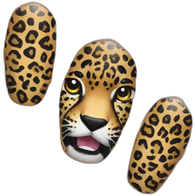 Jaguar nails emoji