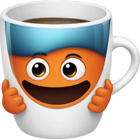 Nemo with coffee emoji
