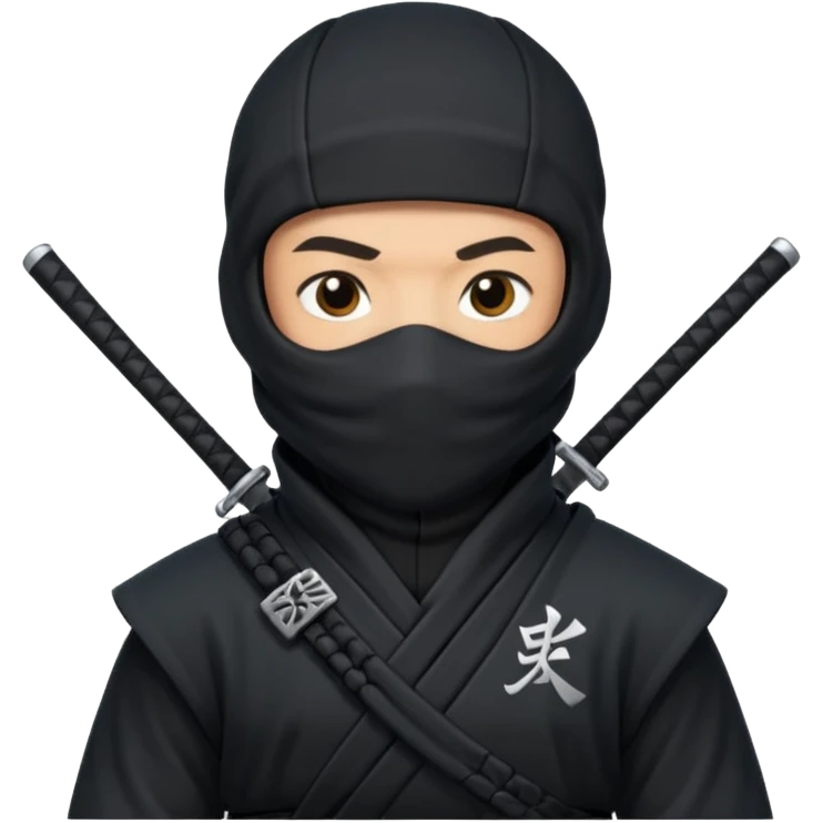 Ninja with MB written on it emoji