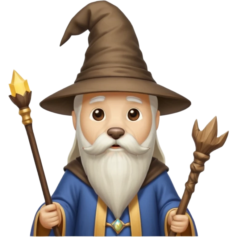 Dog wizard emoji