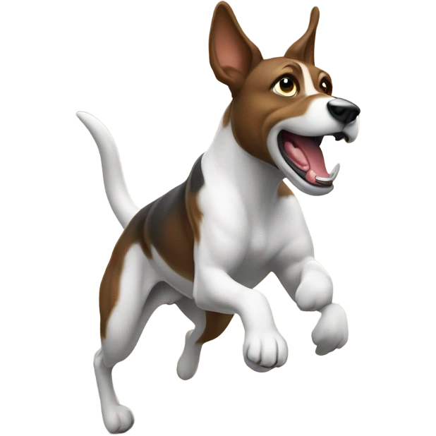 running racing dog emoji