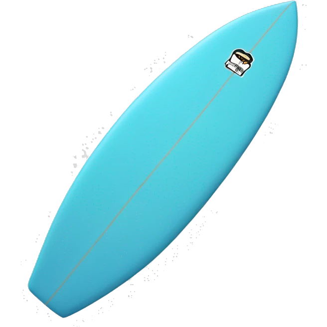 Surfboard blue  emoji