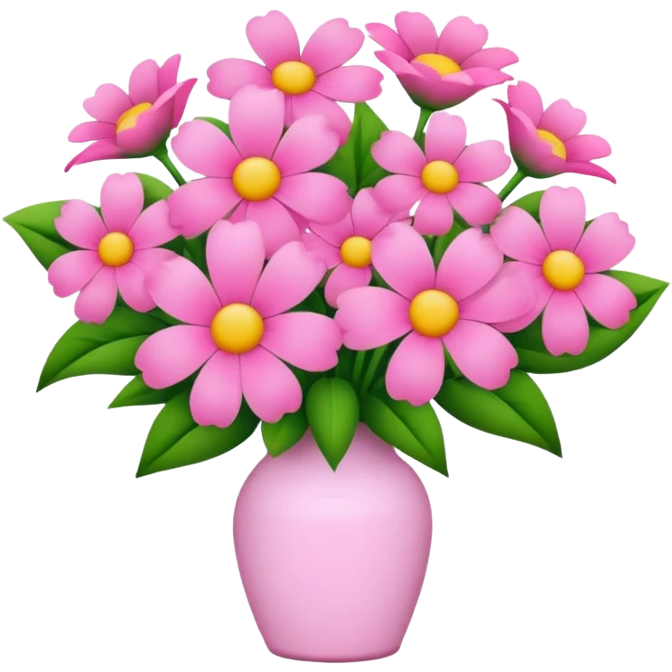 A bouquet of pink flowers emoji