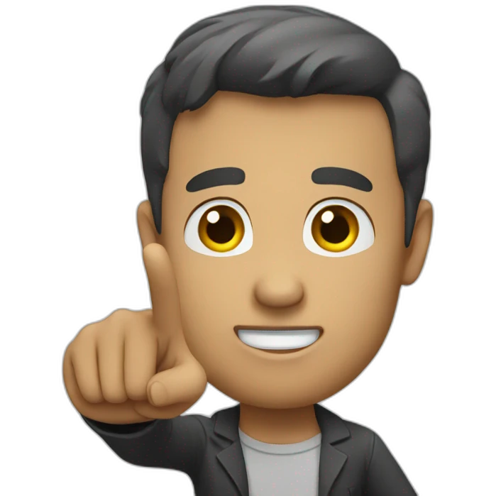 pointing emoji