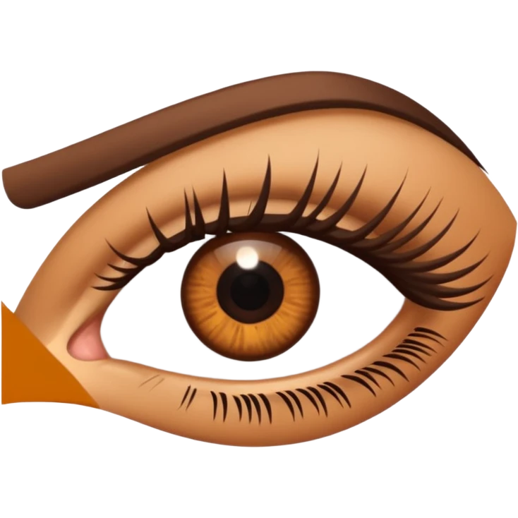 Eyes with lashes  emoji