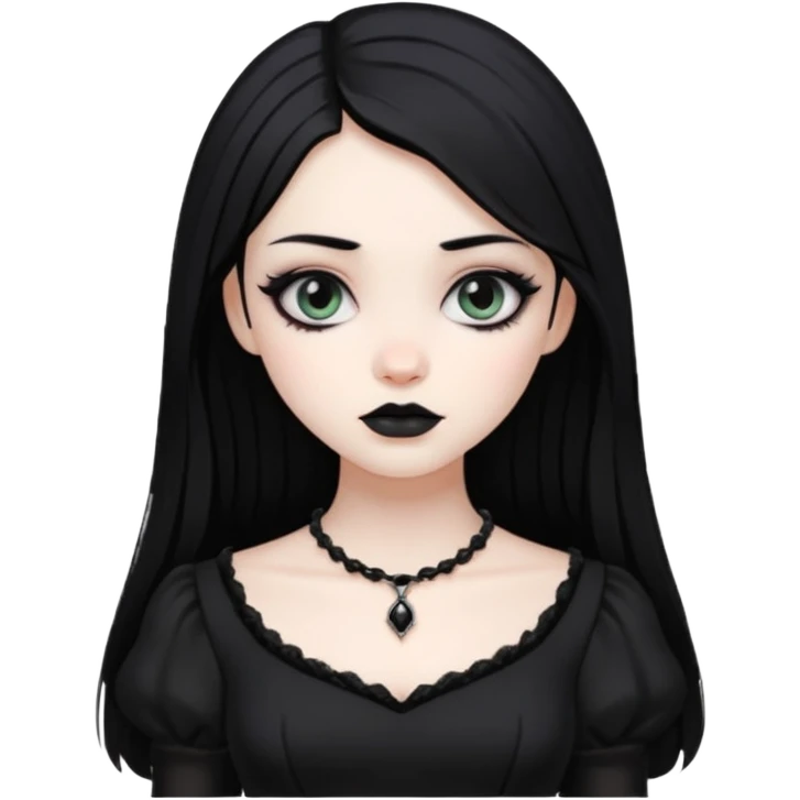 Gothic girl emoji