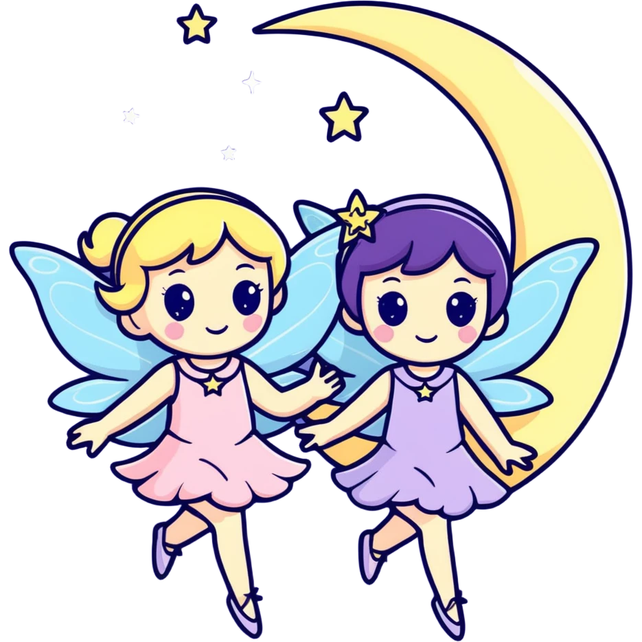 Moon Fairy Sisters emoji