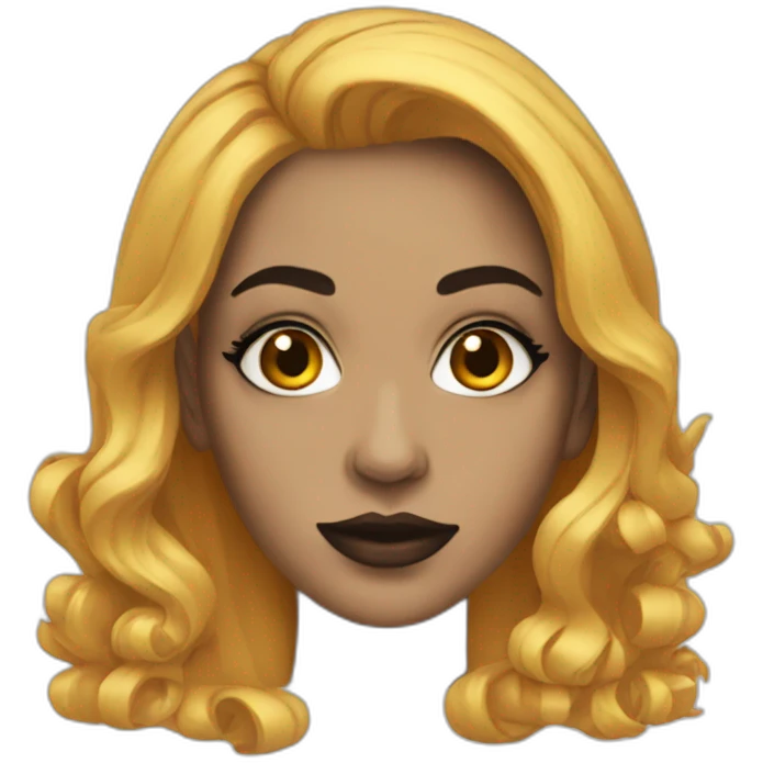 Maquillage d'Halloween emoji