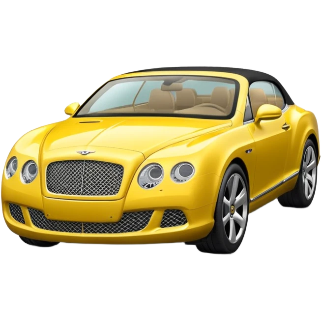 Yellow Bentley emoji
