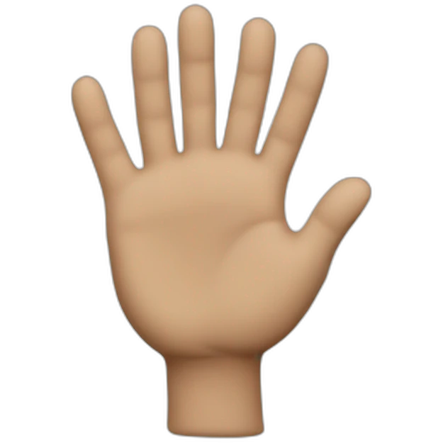 hey you hand emoji