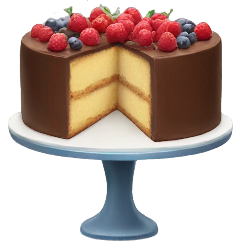Tarta emoji