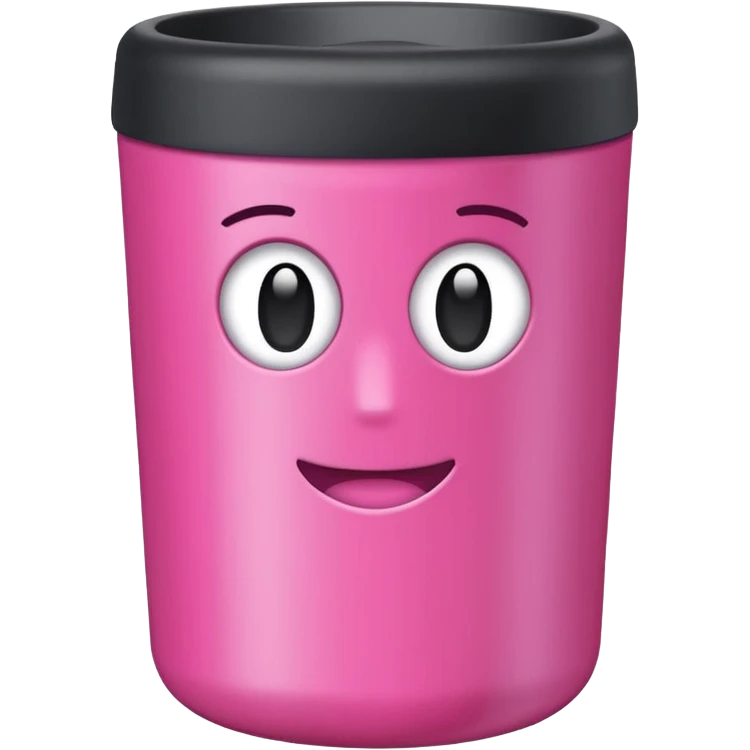 pink tumbler emoji