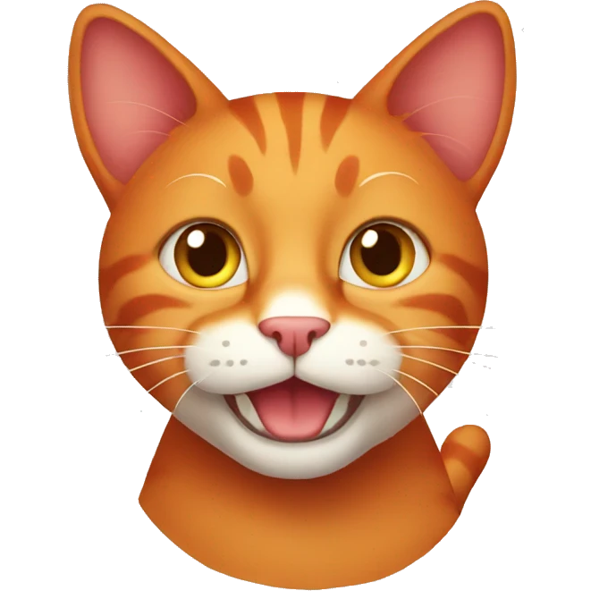   red cat emoji