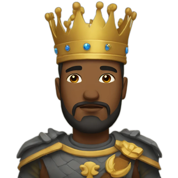 Fallen king emoji
